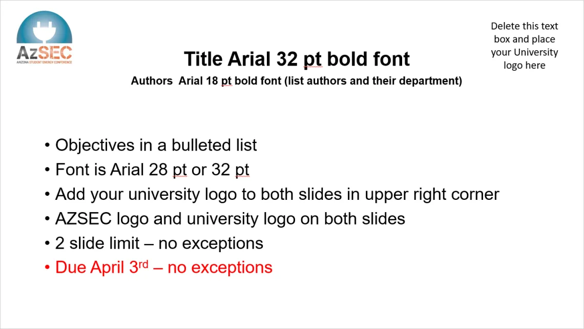 Screenshot of slide 1 example for powerpoint template